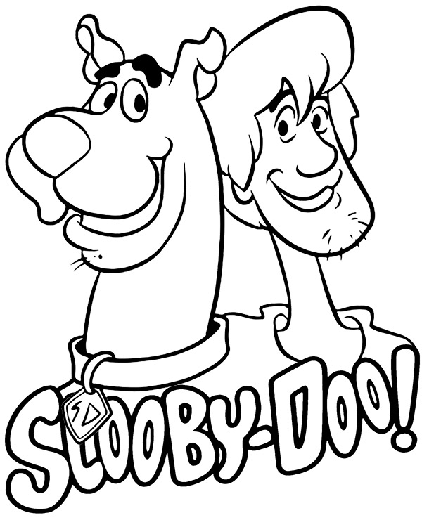 Printable Scooby-doo Coloring Sheet