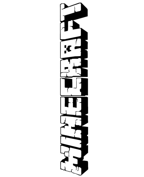 Minecraft Vertical Logo