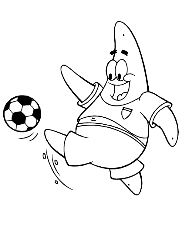 Patrick Star Coloring Sheets