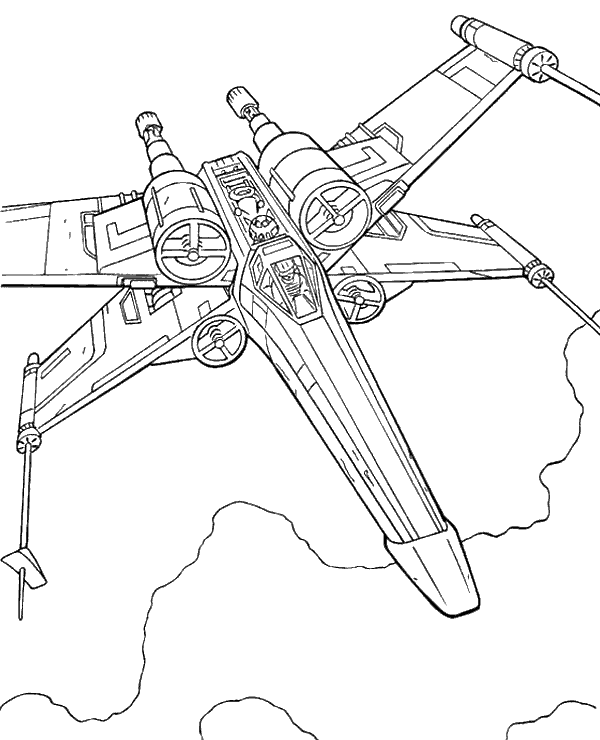 X-wing Spaceship Free Coloring Sheet