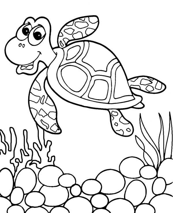 Sea Turtle Coloring Sheet