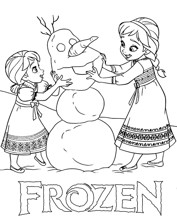 Frozen Coloring Pages (free Printables)